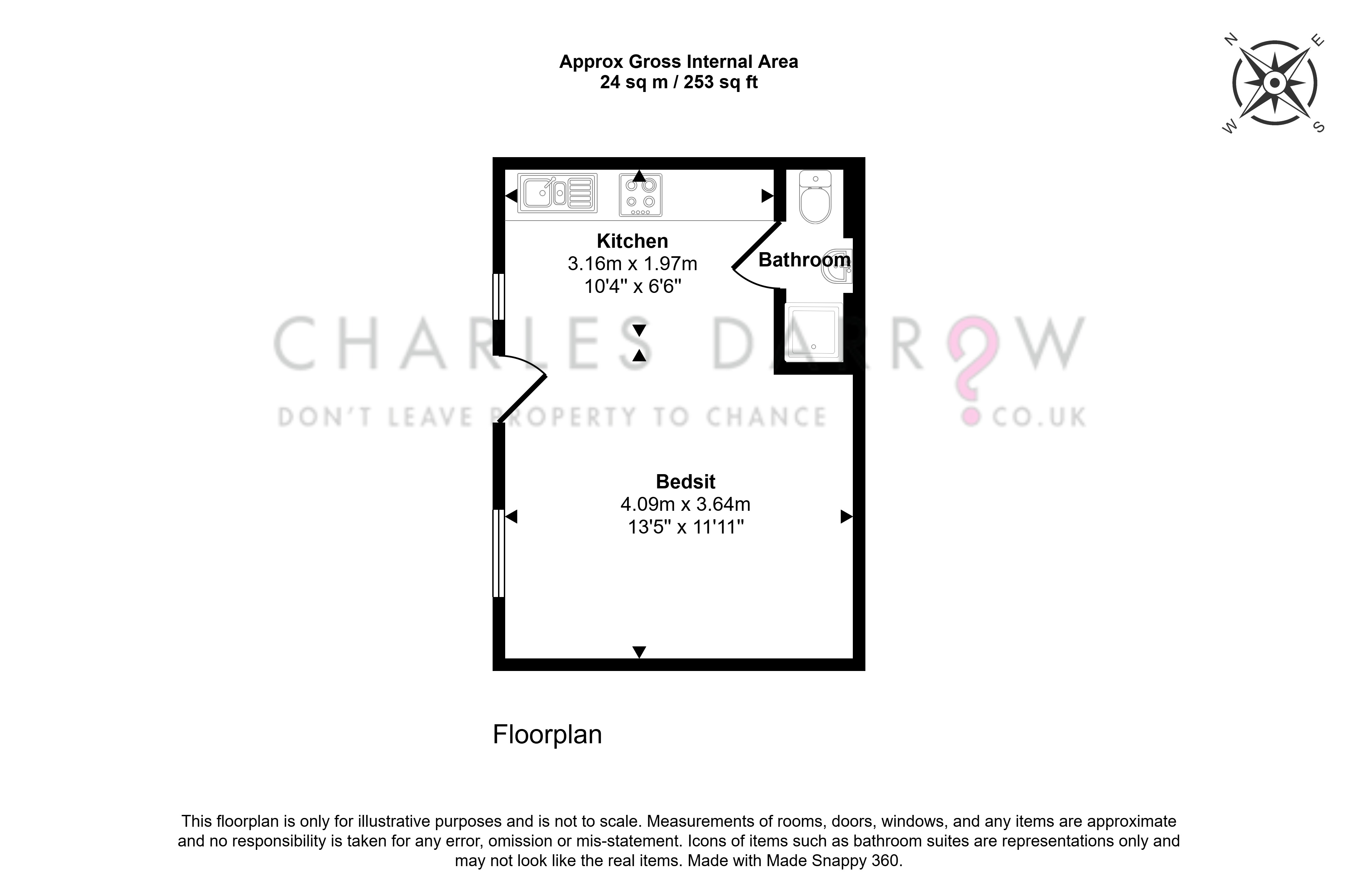 The Cottage, R/O 46 Church Street, Paignton, Devon TQ3 3AH floorplan