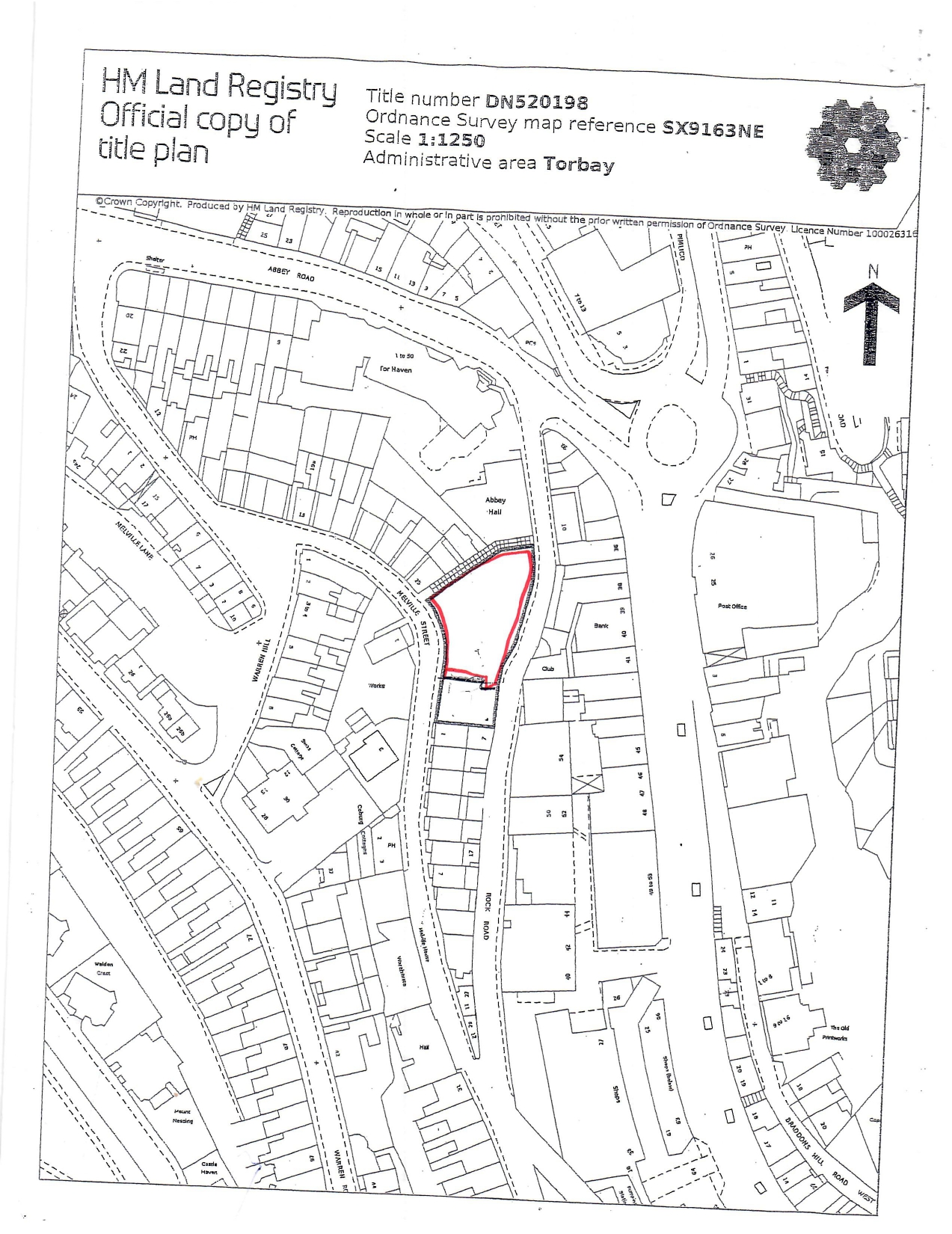 1-6 Rock Road, Torquay, Devon TQ2 5SP floorplan