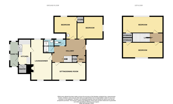 1A Eastway, Castle Donington, Derby, Leicestershire DE74 2PN floorplan