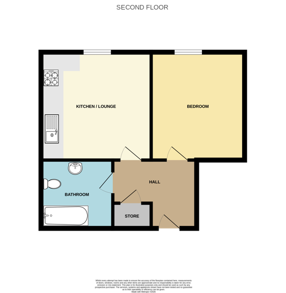 Flat 202, York Place, 2-12 York Street, Leicester, Leicestershire LE1 6NU floorplan