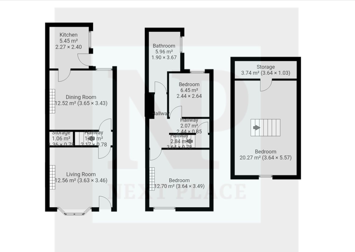 254 Glascote Road, Glascote, Tamworth, Staffordshire B77 2AP floorplan