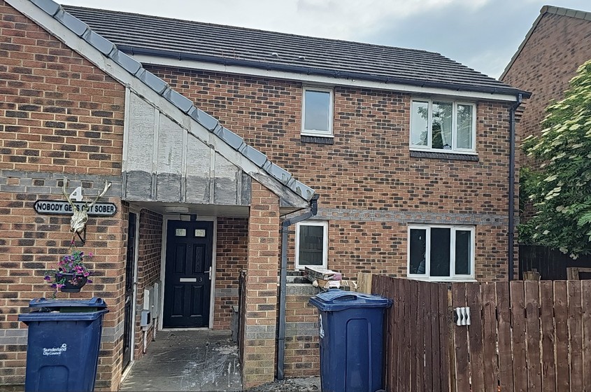 Ground floor flat with two bedrooms