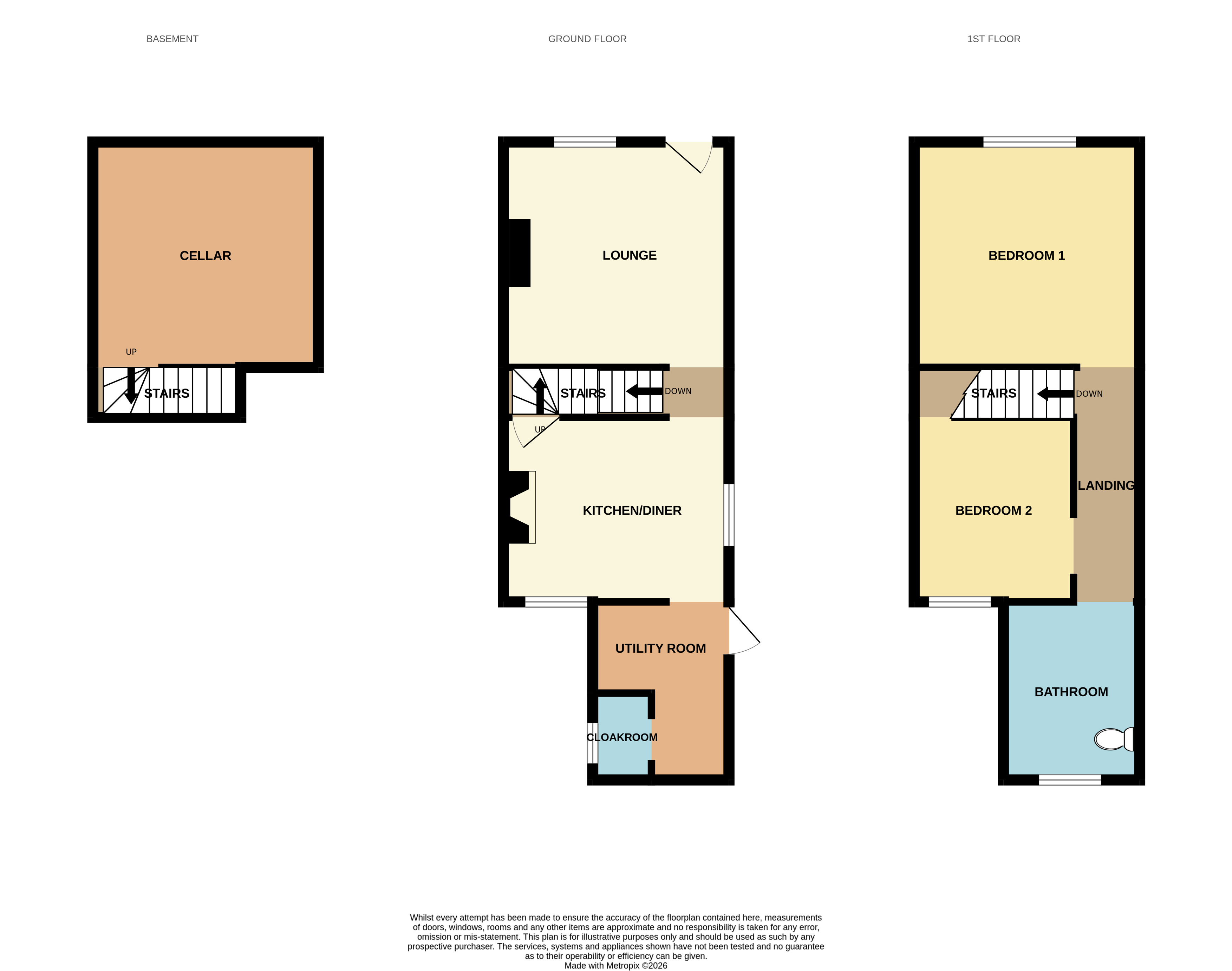 16 Antill Street, Stapleford, Nottingham NG9 7FT floorplan
