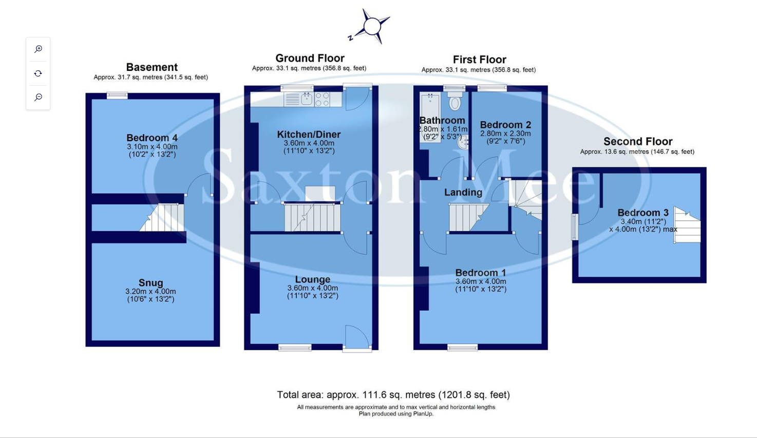 28 Barber Place, Crookesmoor, Sheffield, South Yorkshire S10 1EG floorplan