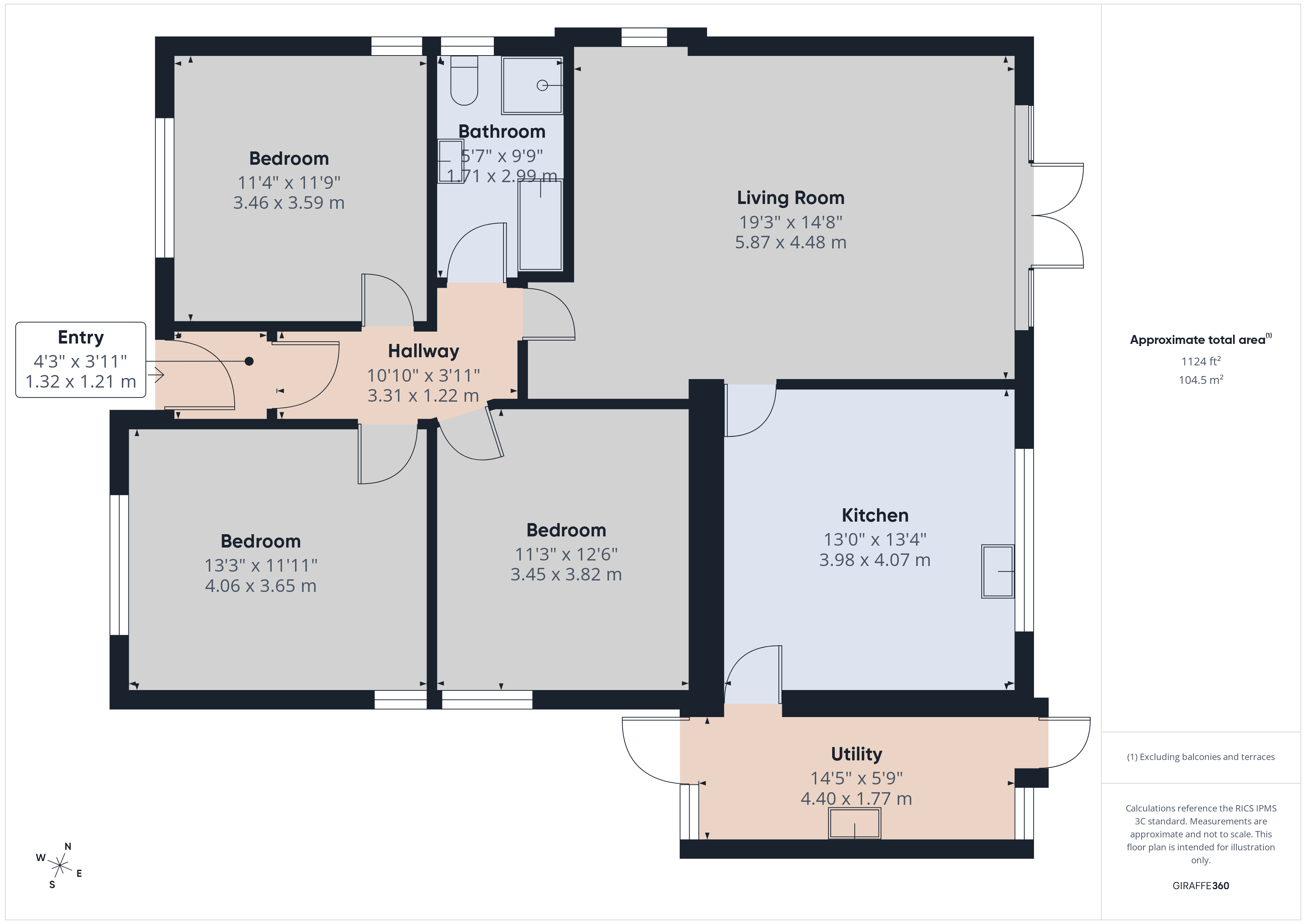 36 Mayfield Road, Chaddesden, Derby DE21 6FW floorplan