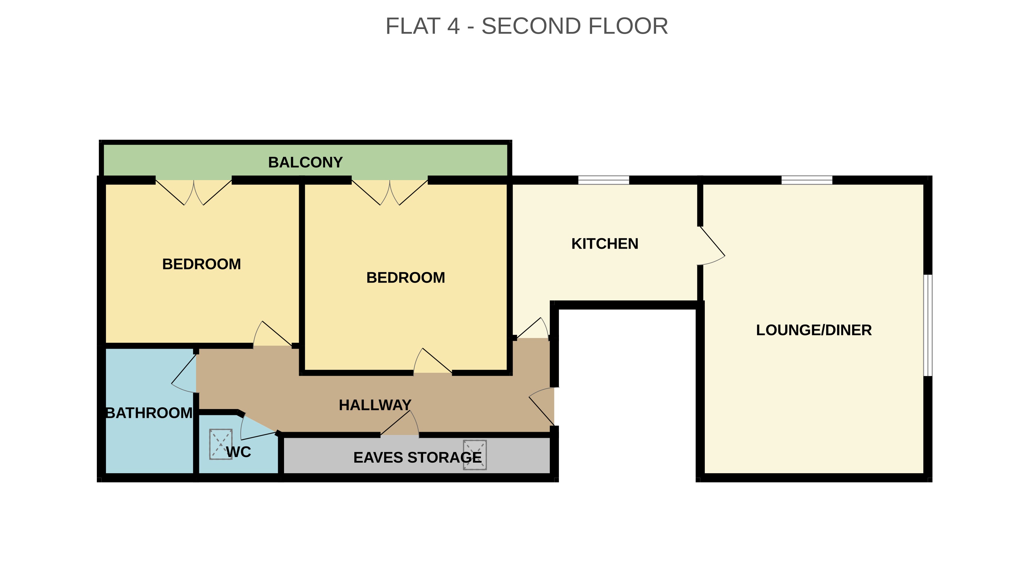 Flats 1 - 4, Kingfisher House, Sandside, Milnthorpe, Cumbria LA7 7HW floorplan