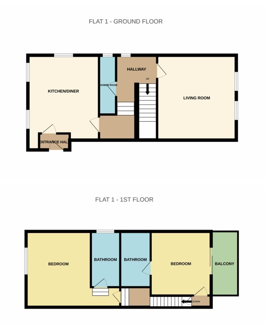 Flats 1 - 4, Kingfisher House, Sandside, Milnthorpe, Cumbria LA7 7HW