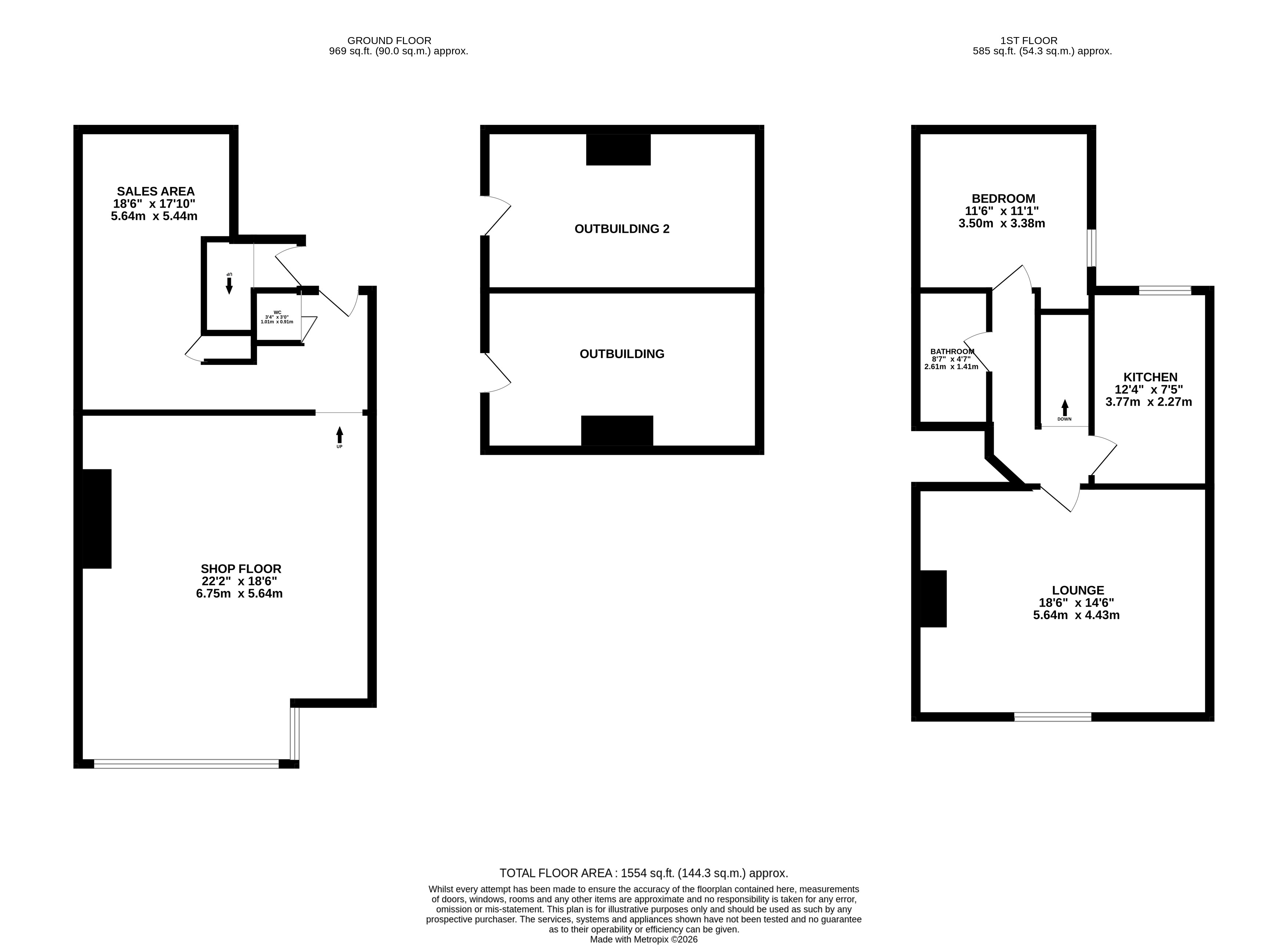 21 High Street, Wetherby, West Yorkshire LS22 6LR floorplan