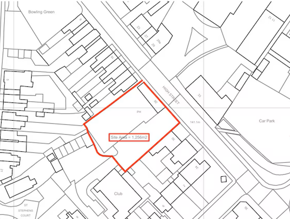 Photo of Development Site at 26 High Street, Woodville, Swadlincote, Derbyshire DE11 7EH