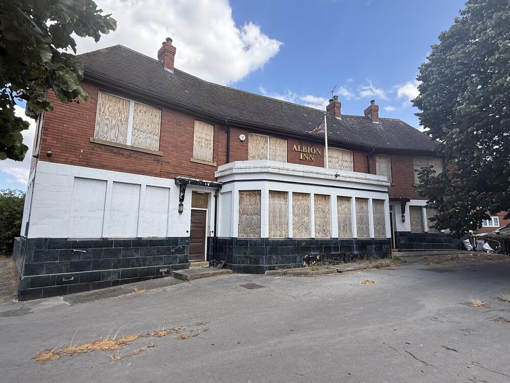 The former Albion Inn