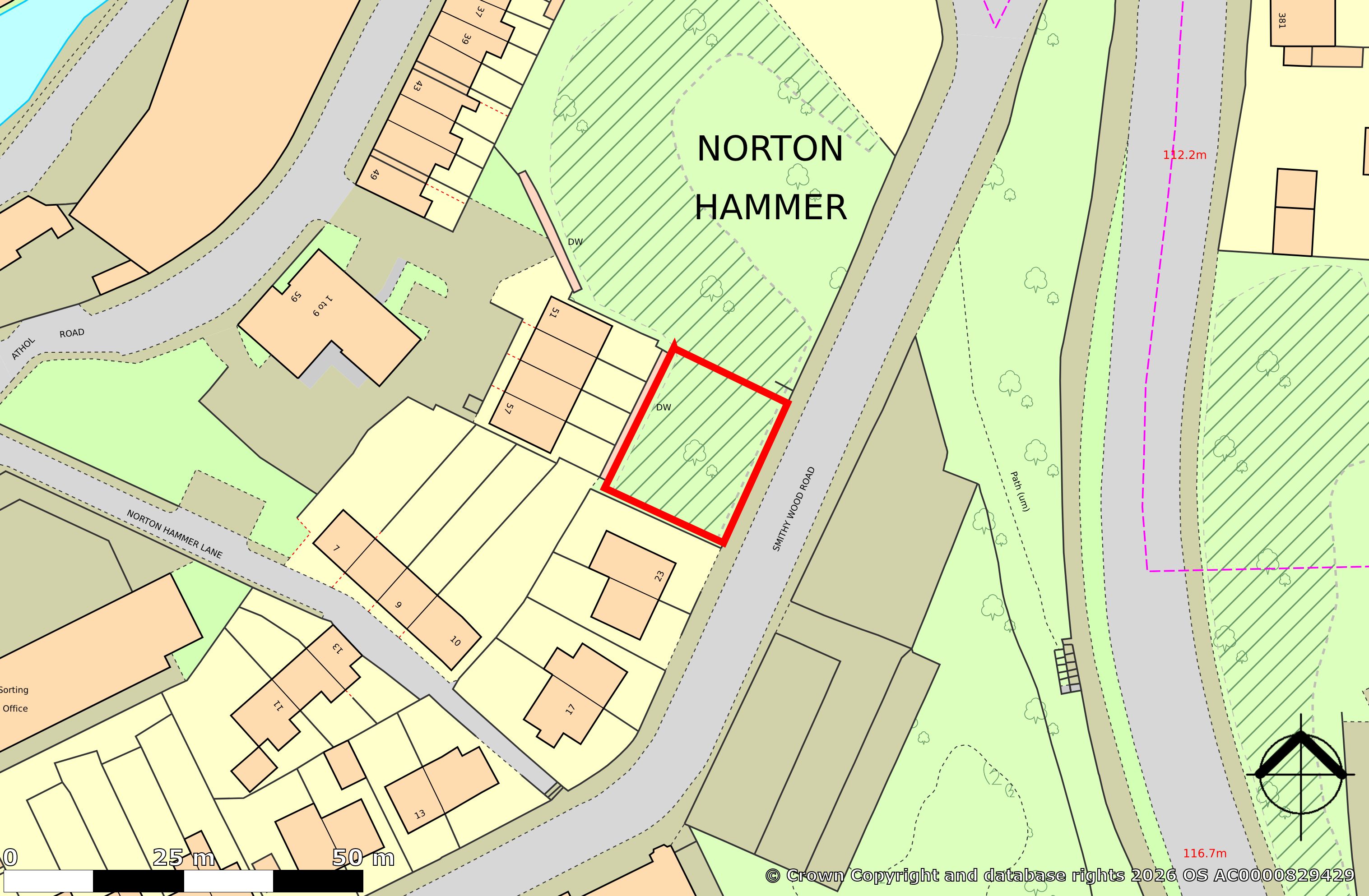 Land adjacent to 23 Smithy Wood Road