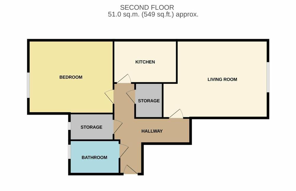 Second Floor Flat in Traditional Tenement
