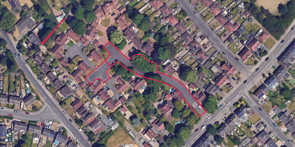 Photo of Land at Springwood Drive, Mansfield Woodhouse, Mansfield, Nottinghamshire NG19 9EB