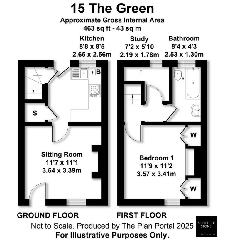 15 The Green, Mickleover, Derby DE3 0DE floorplan